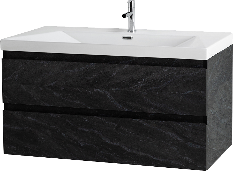 Тумба с раковиной Cezares Molveno 100 bianco ghiaccio