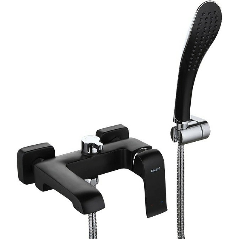 Смеситель для ванны с душем Gappo G3250 черный