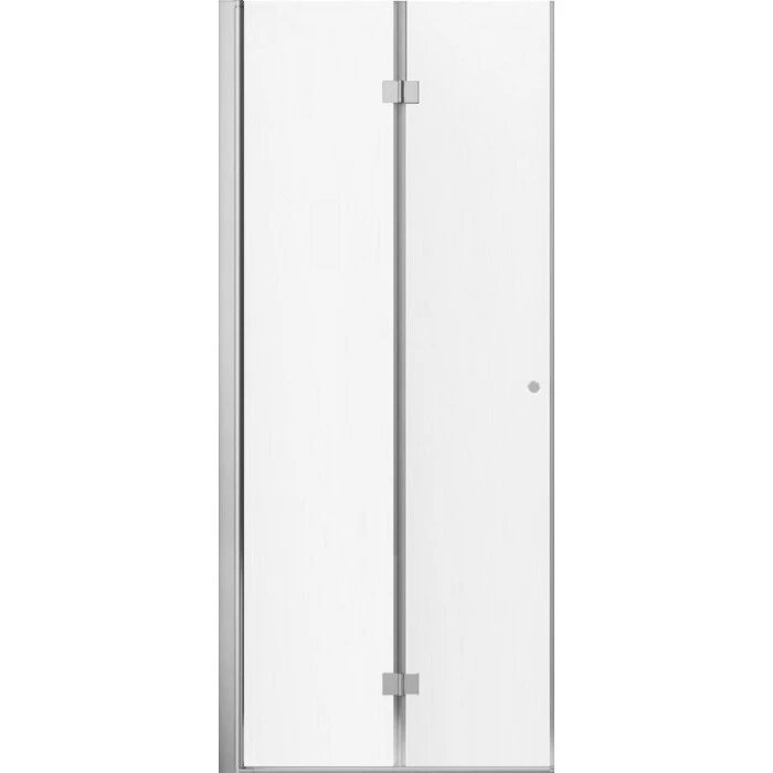 Душевая дверь в нишу BelBagno 80см ALBANO-40/40-C-Cr профиль хром, стекло прозрачное