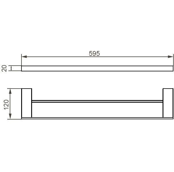 Полотенцедержатель Aquanet 5624D