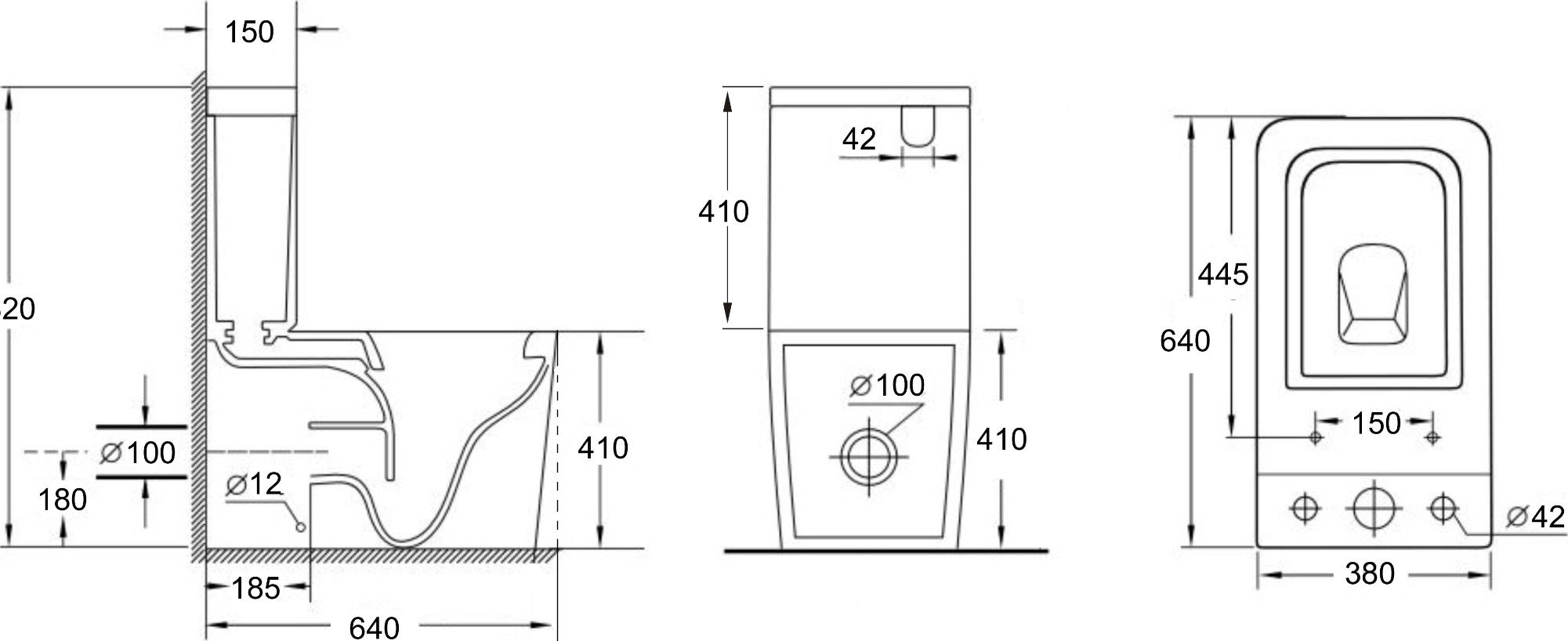 Унитаз-компакт Aquanet Tavr 2.0 C1 LX-2905 257420 rimless белый глянец