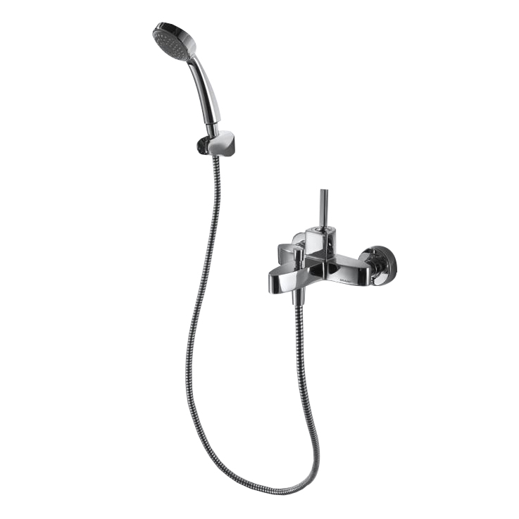 Смеситель для ванны с душем Bravat Spring F679113C-B хром