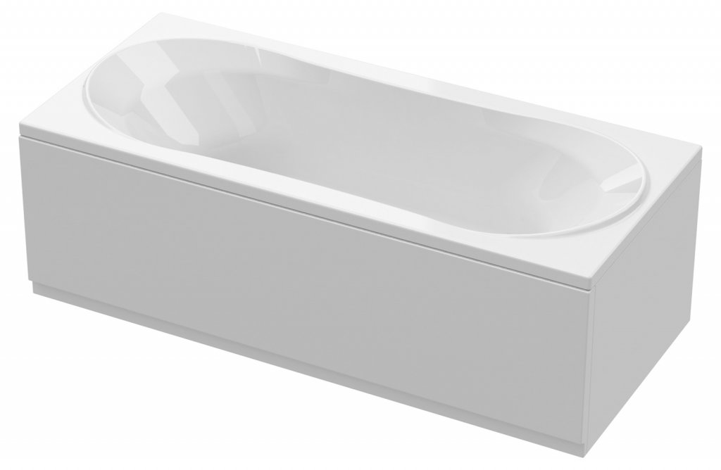 Акриловая ванна Cezares 180x80 APOLLO-180-80-49 белая глянцевая