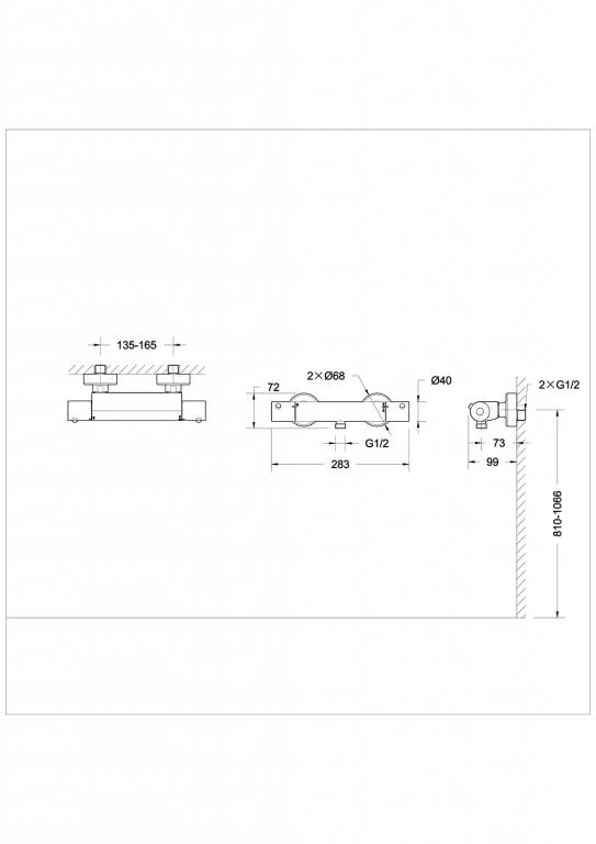 Смеситель для раковины Bravat Fit F1233188CP-RUS хром