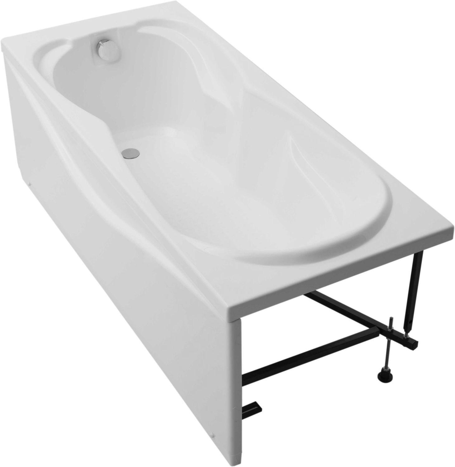 Акриловая ванна Aquanet Viola NEW 180x75 00242745 белая глянцевая