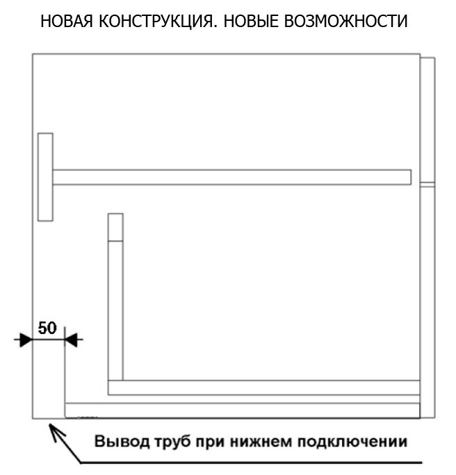 Тумба с раковиной Aquaton Мадрид 100 с 2 ящиками, белая