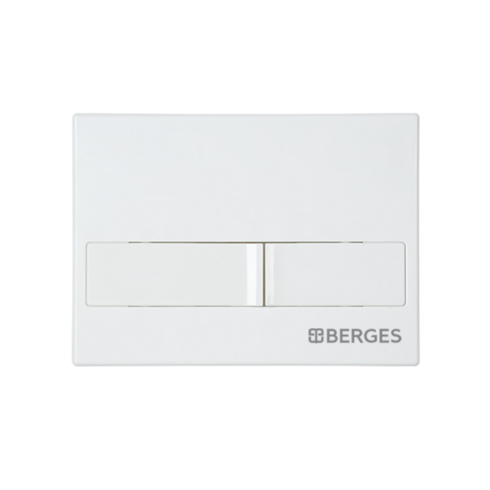 Система инсталляции для унитазов Berges Novum 040211 с кнопкой L1 белая глянцевая