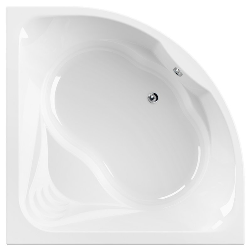 Акриловая ванна Cezares 150x150x41 угловая CETINA-150-150-41 белая глянцевая