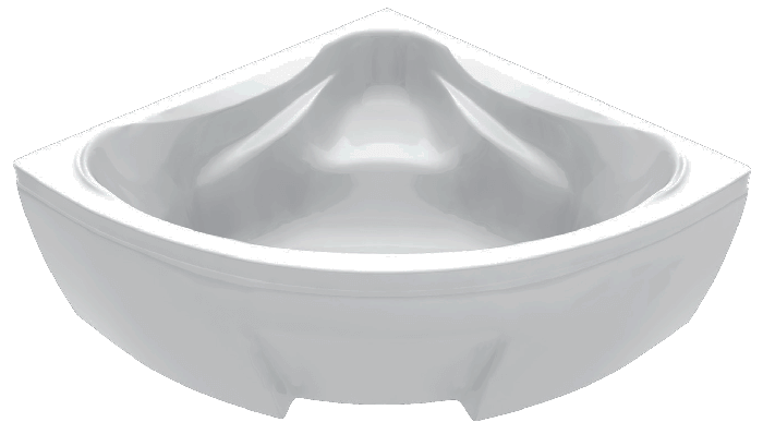 Акриловая ванна C-bath Aurora 140x140 CBS001003 белая глянцевая