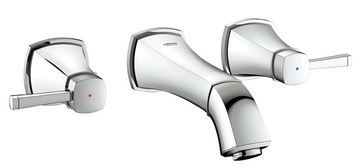 Смеситель встраиваемый для раковины Grohe Grandera 20414000 с внутренней частью, хром