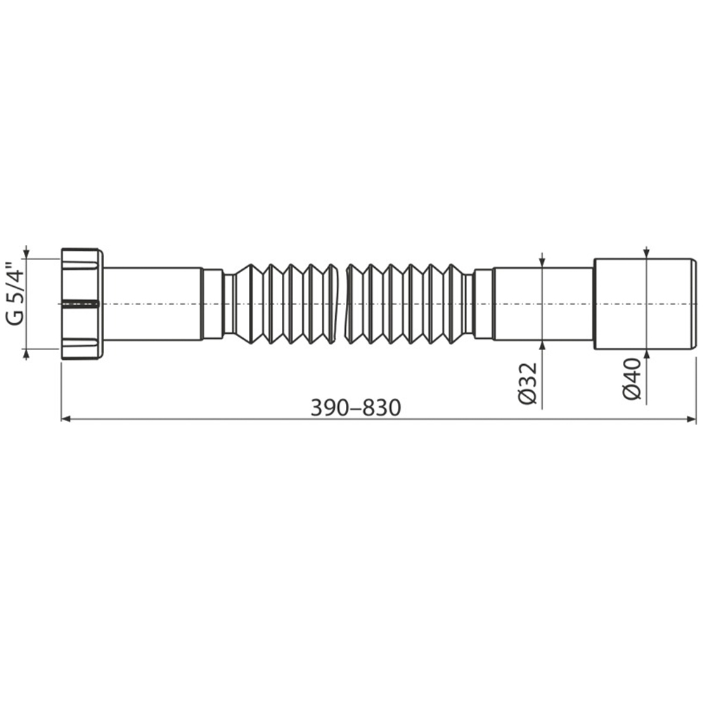 Гофра AlcaPlast A750 40мм