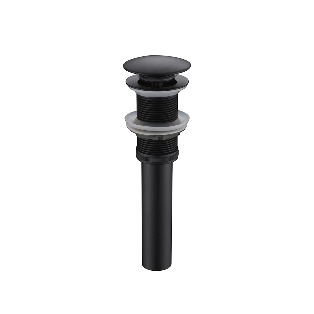 Донный клапан Bravat P6420BW-ENG черный