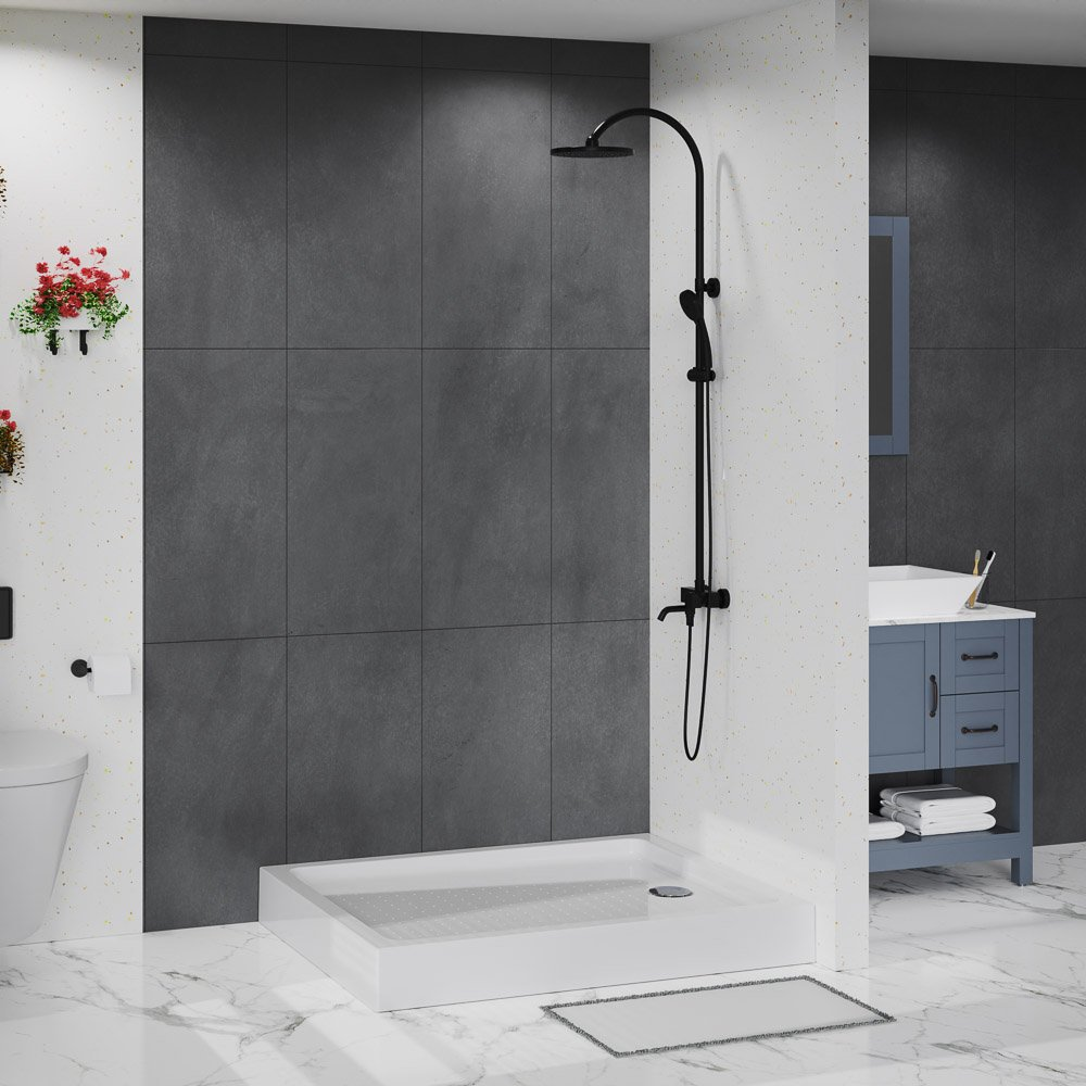 Поддон для душа BelBagno TRAY-BB-AH-120/100-15-W белый