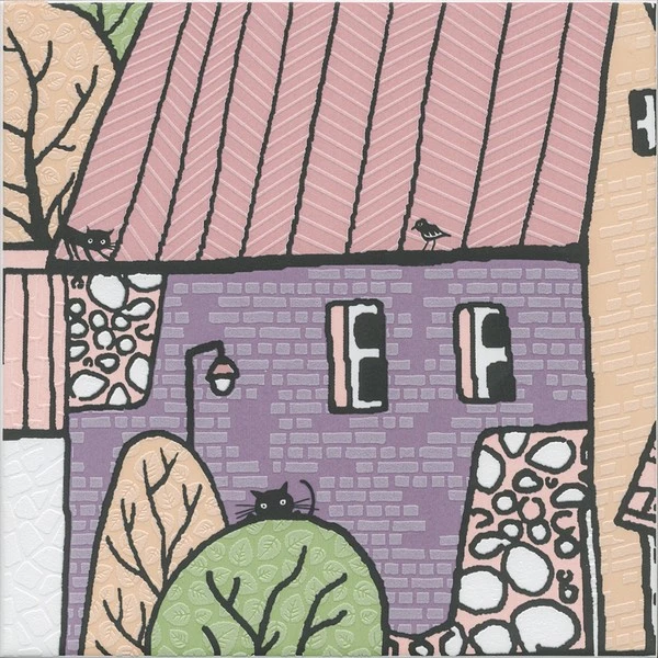 Декор Городок 3 матовый 20x20x0,69, 1, шт