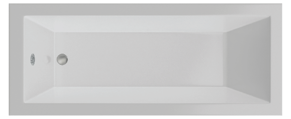 Акриловая ванна C-bath Vesta 150x70 CBQ005003 белая глянцевая