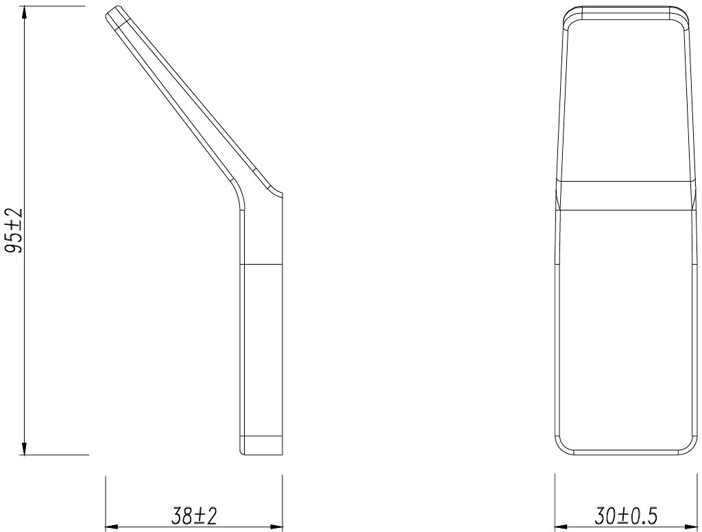 Крючок Lemark Smooth Line 9716003 графит