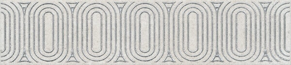 Бордюр Безана серый светлый матовый обрезной 25x5,5x0,9, 1, шт