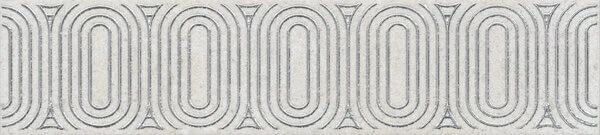 Бордюр Безана серый светлый матовый обрезной 25x5,5x0,9, 1, шт