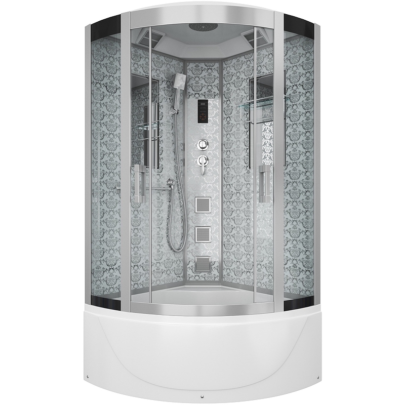 Душевая кабина Niagara Luxe 90x90см NGL-7790W профиль хром