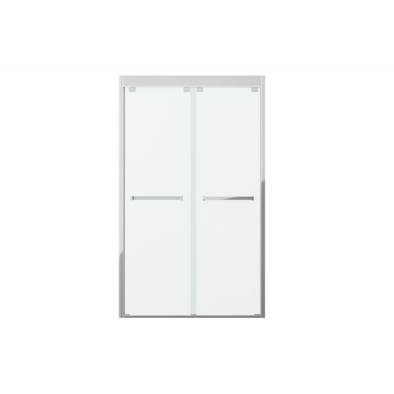 Душевая дверь в нишу Bravat Stream 120x200см BD120.4203S профиль хром, стекло прозрачное