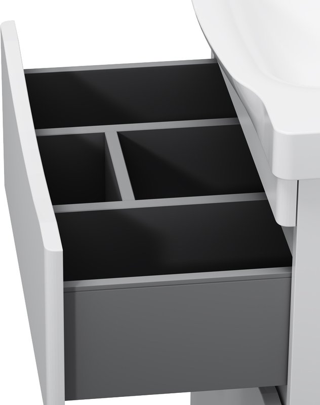 Тумба с раковиной AM.PM Like 65 напольная, белый глянец Тумба с раковиной AM.PM Like 65 напольная, белый глянец