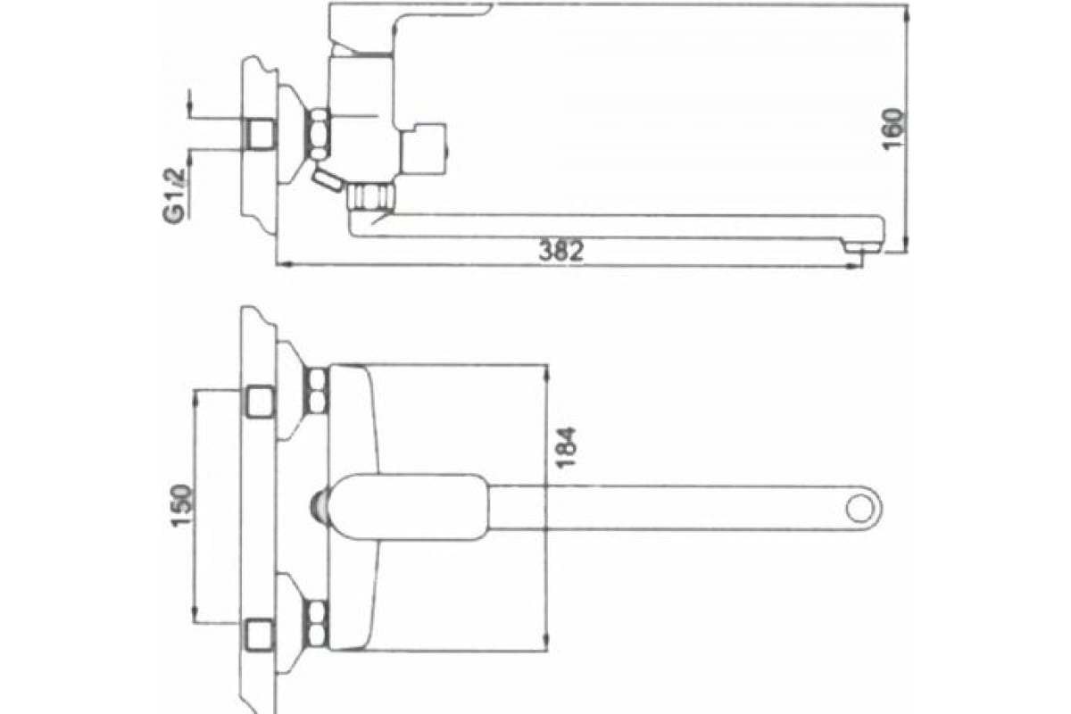 Смеситель для ванны с душем Gappo Noar G2248 белый / хром