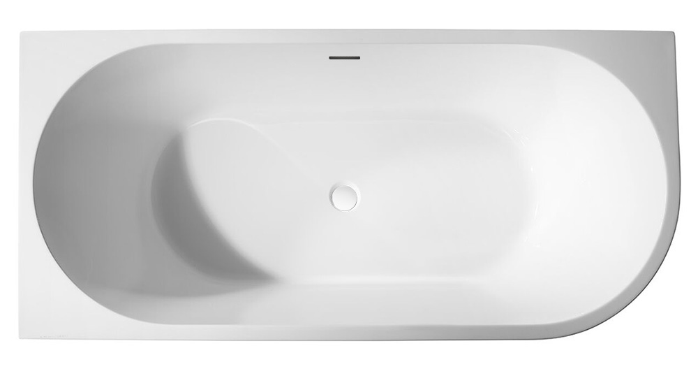 Акриловая ванна ABBER 150x78 AB9257-1.5 L белая глянцевая