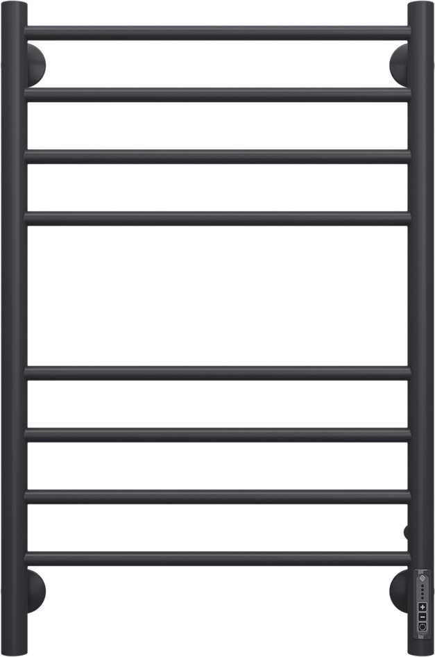 Полотенцесушитель электрический Terminus Аврора П8 50х80 см 4670078527493 черный матовый