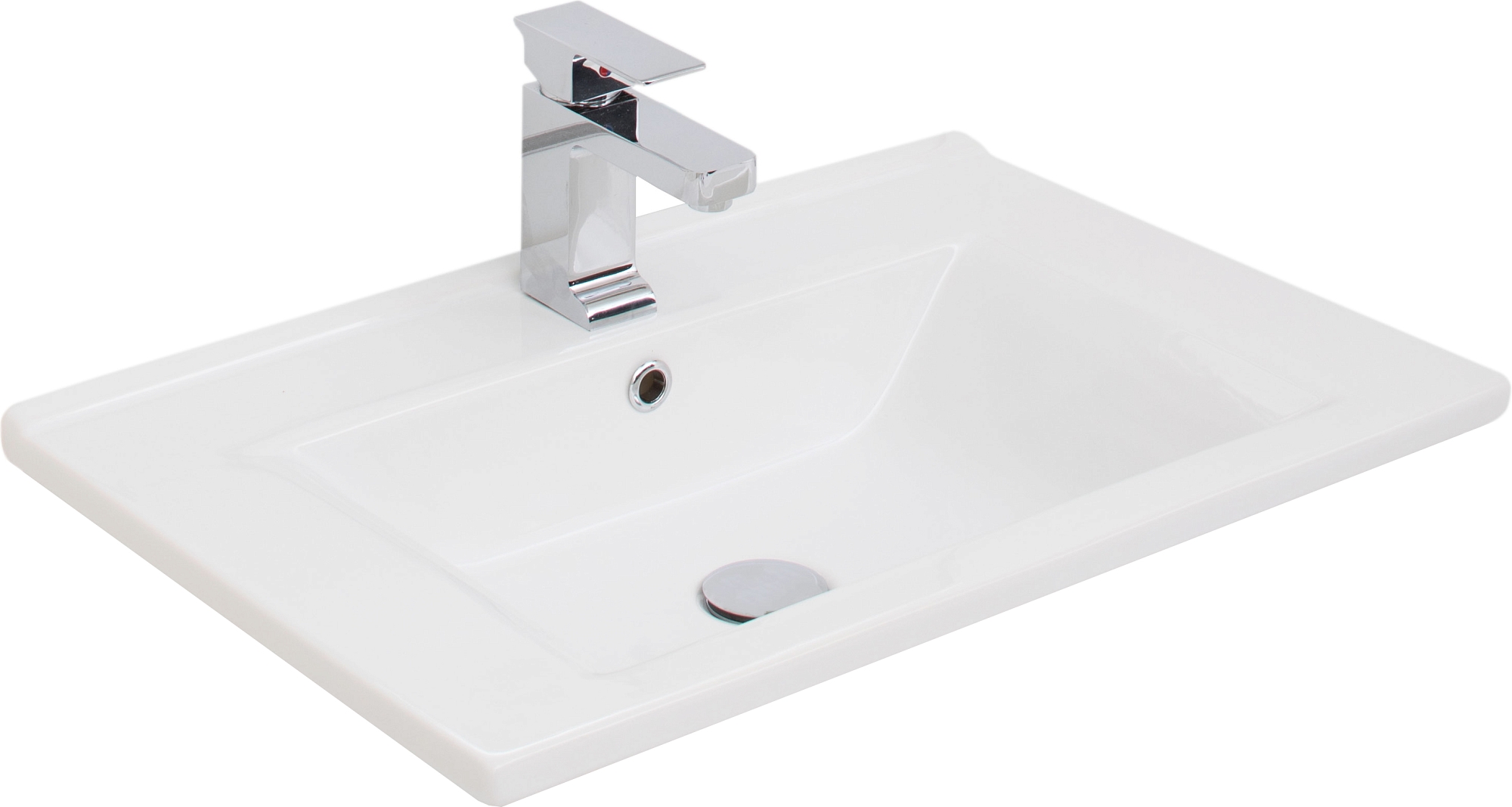 Раковина встраиваемая Aquanet Atria 9065-KL 65см 182318 белая