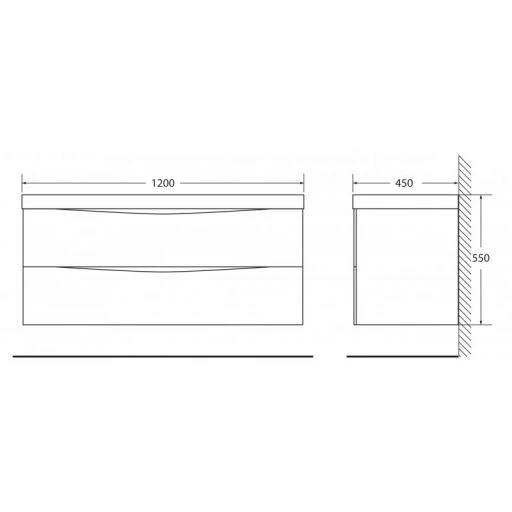 Тумба с раковиной BelBagno Marino 120 белая глянцевая