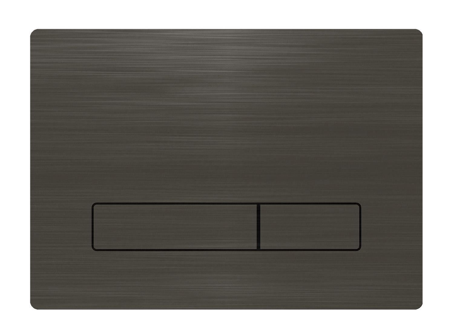 Кнопка смыва KK-POL Vitrum Metal Slim 350/PSM/006-00-00 графит матовый