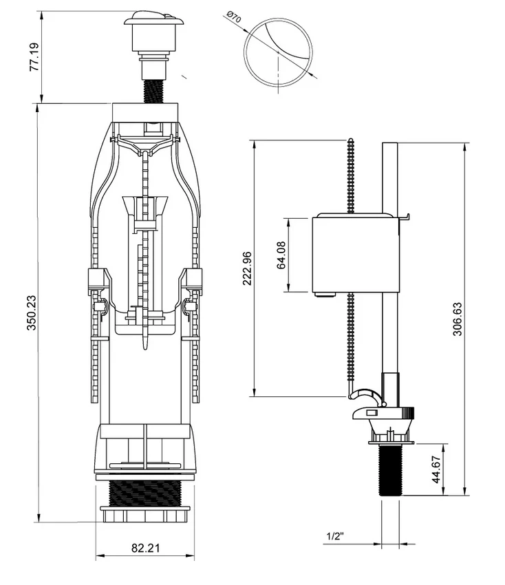 Комплект арматуры BERGES Eko 030521