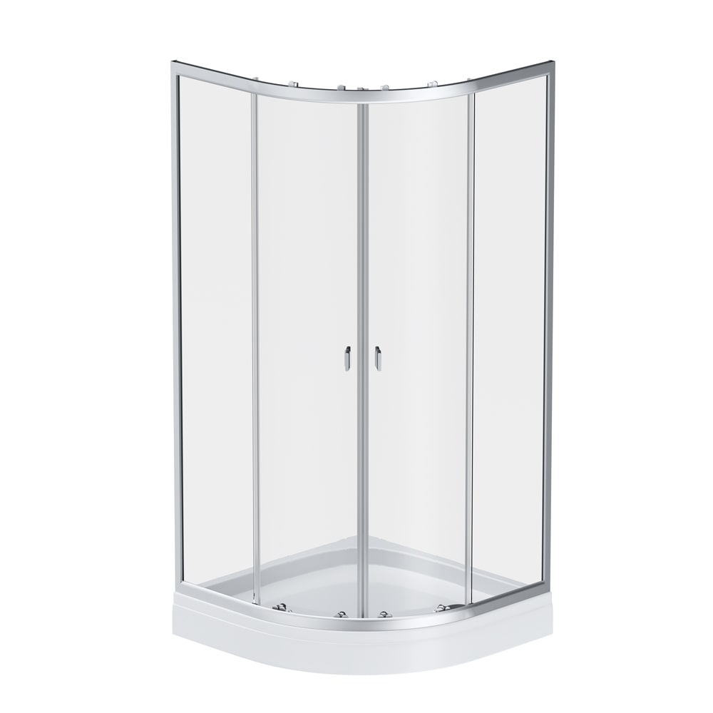 Душевой уголок AM.PM X-Joy 90x90см W88E-205-090MT профиль матовый хром, стекло прозрачное
