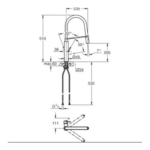 Смеситель для кухни Grohe Concetto New 31491000 хром