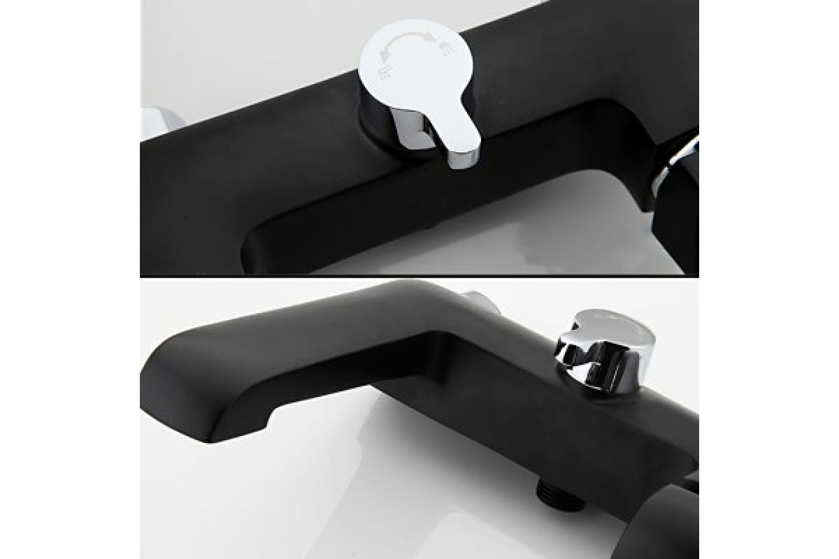 Смеситель для ванны с душем Gappo G3250 черный
