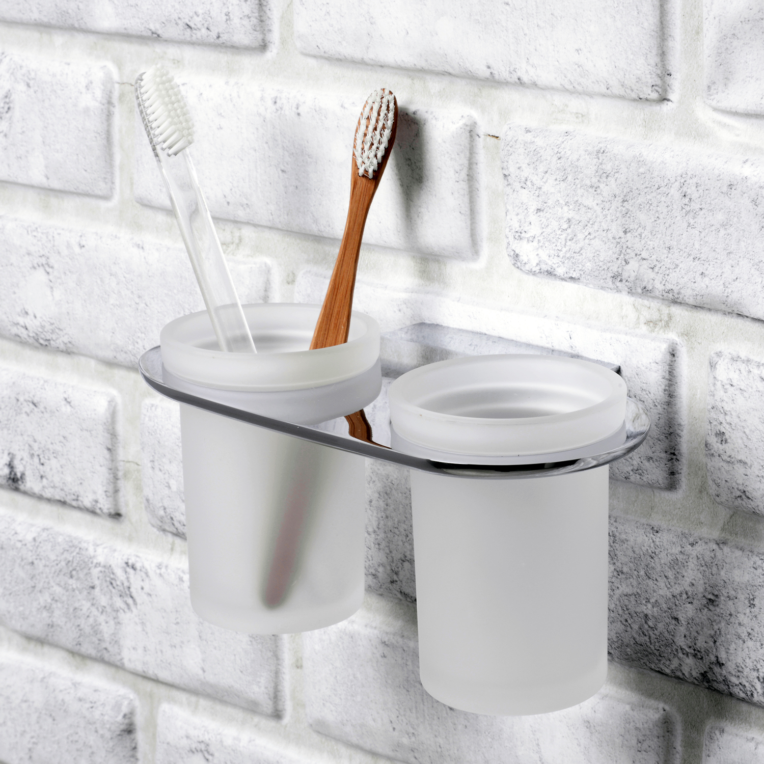 Стакан Wasserkraft Kammel K-8328D двойной, хром