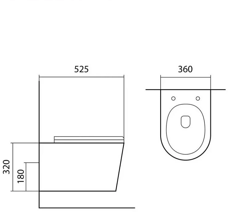 Комплект унитаз Set Aquatek Вега AQ1905-00+инсталляция Aquatek 50 INS-0000012 с кнопкой хром 5в1