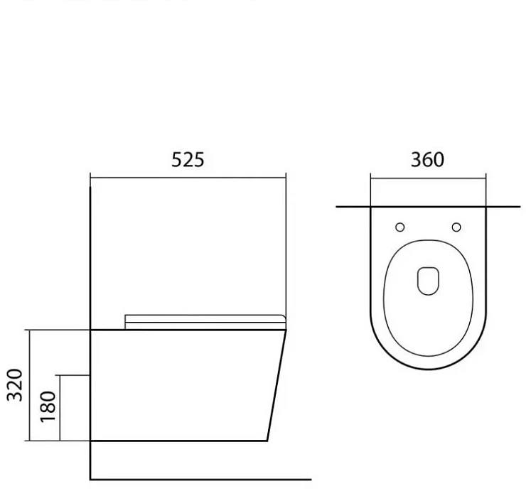 Комплект унитаз Set Aquatek Вега AQ1905-00+инсталляция Aquatek 50 INS-0000012 с кнопкой черной 5в1