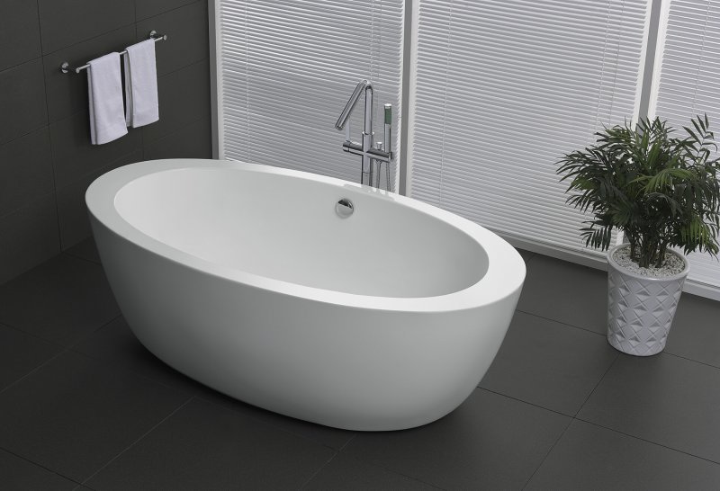 Акриловая ванна BelBagno 170x90x60 BB67-170 белая глянцевая