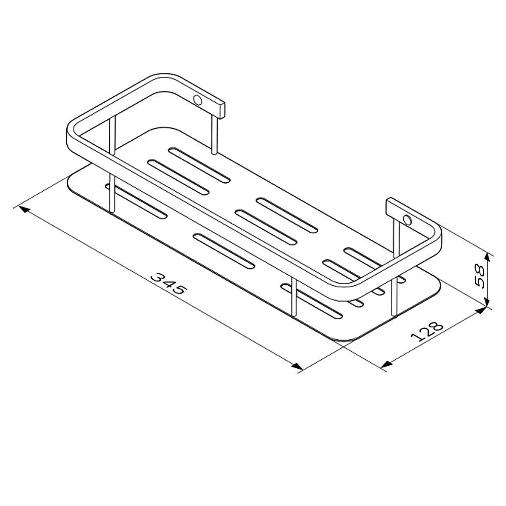 Полка AM.PM Sense L A7453100 хром