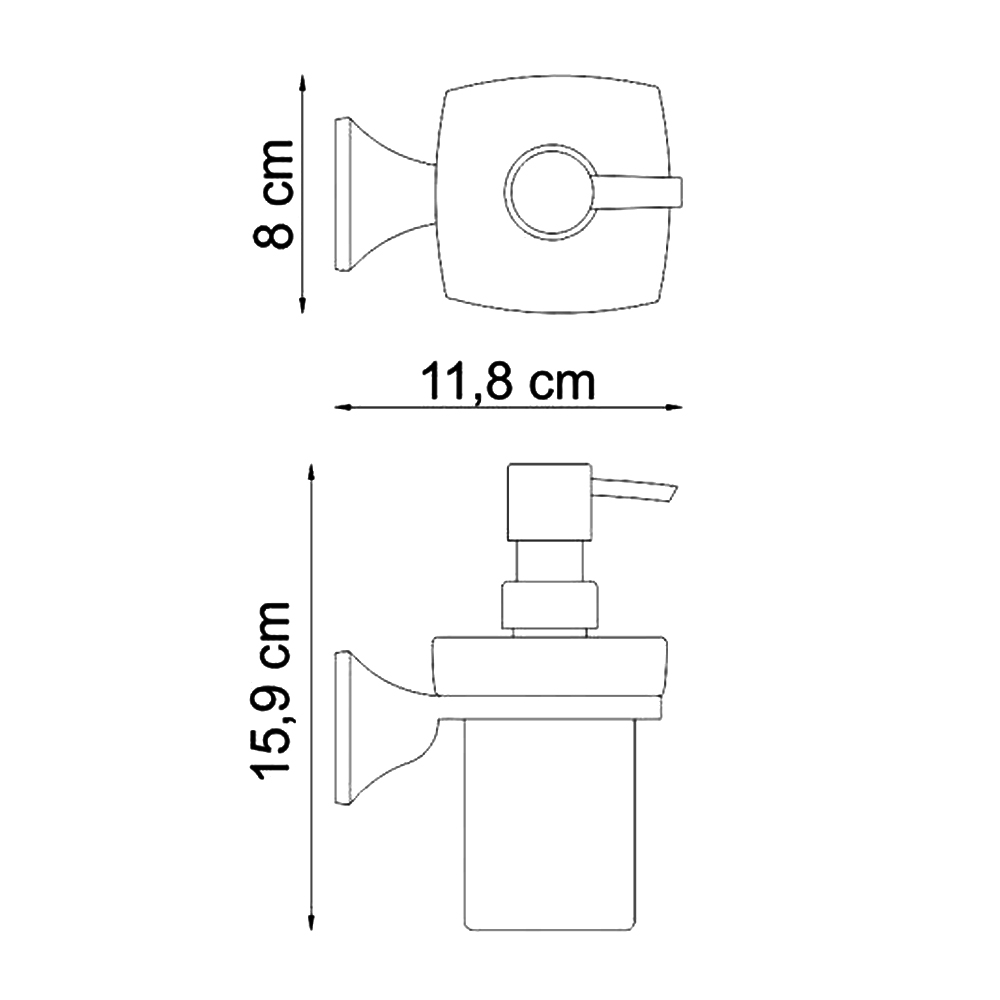 Дозатор Wasserkraft Wern K-2599 хром