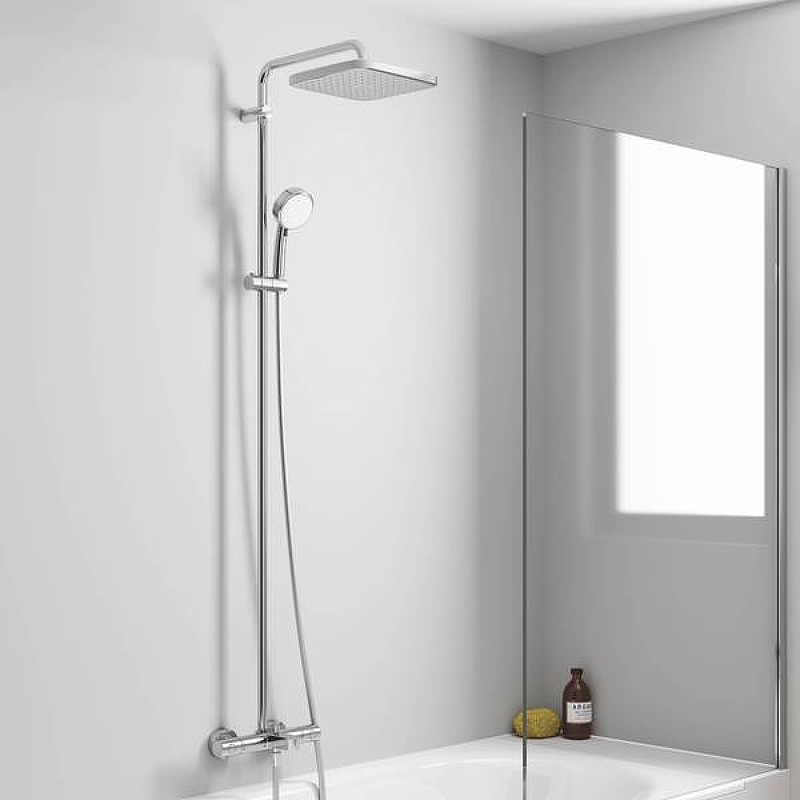 Душевая стойка Grohe Tempesta Cosmopolitan System 250 с термостатом 26691000 хром