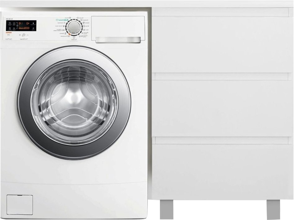 Тумба с раковиной Эстет Dallas Luxe 110 R ФР-00002019 белая глянцевая