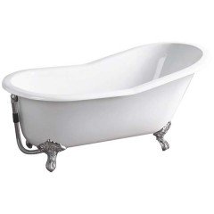 Чугунная ванна Aquanet Sharking 170x76 SW-1007A белая глянцевая