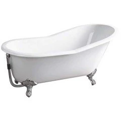 Чугунная ванна Aquanet Sharking 170x76 SW-1007A белая глянцевая