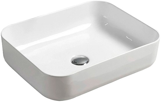 Раковина накладная Comforty T-Y9378 белая глянцевая