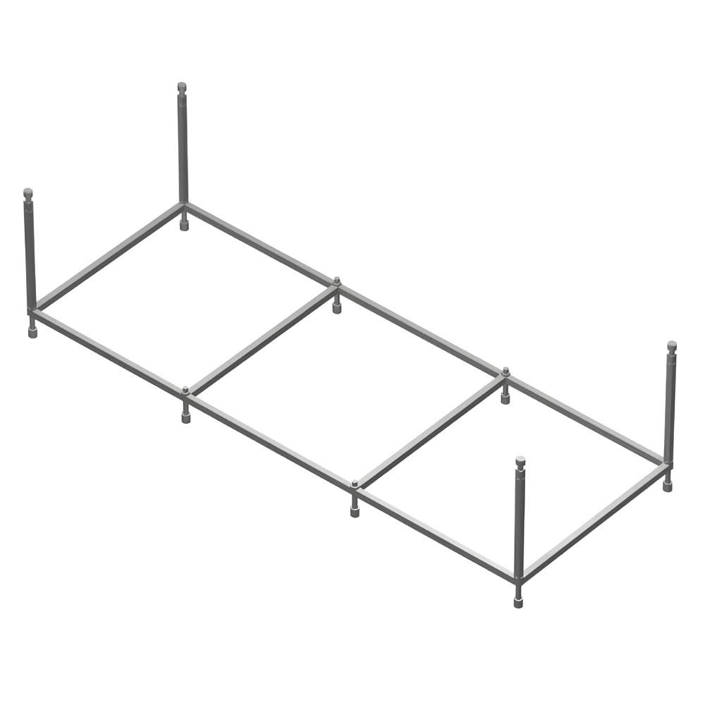 Каркас для ванны AM.PM Sensation W30A-170-075W-R серый