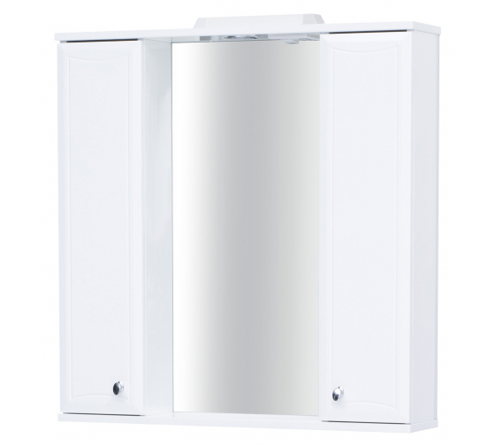 Зеркало-шкаф SanStar Sharmel 80 109.1-2.5.1. с подсветкой, белый