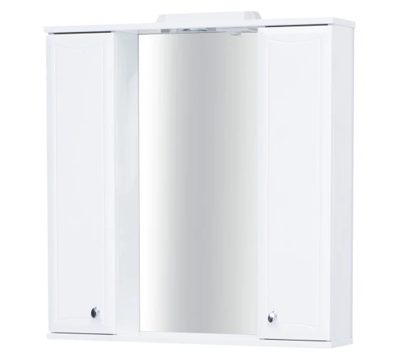 Зеркало-шкаф SanStar Sharmel 80 109.1-2.5.1. с подсветкой, белый