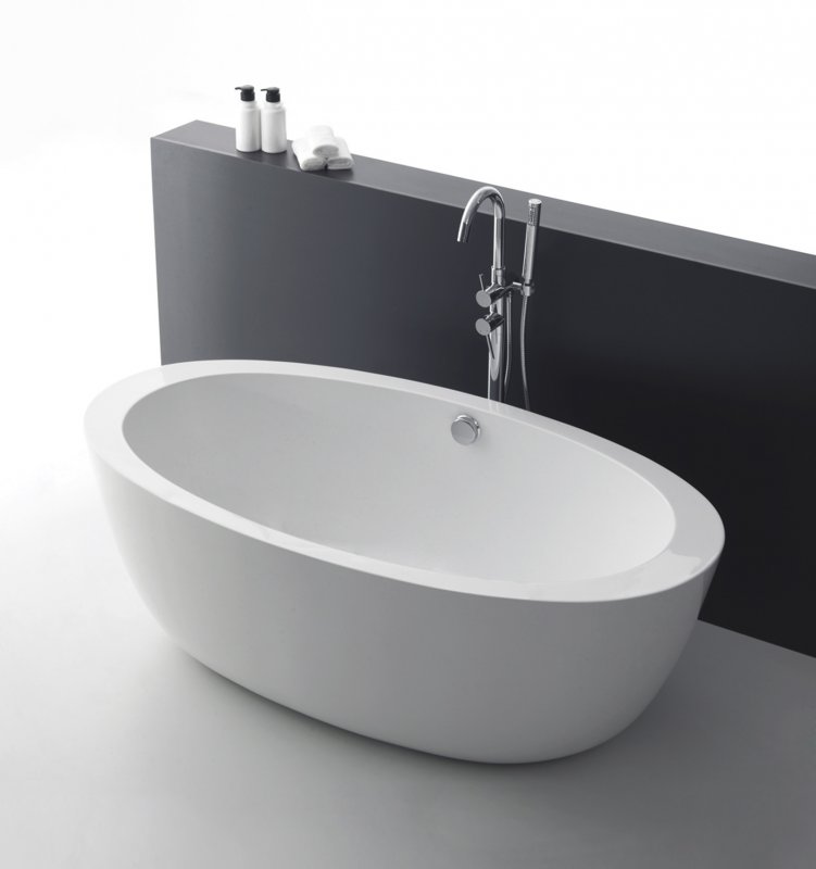 Акриловая ванна BelBagno 170x90x60 BB67-170 белая глянцевая